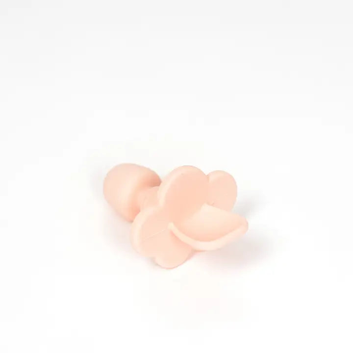 blush silicone infant training spoon