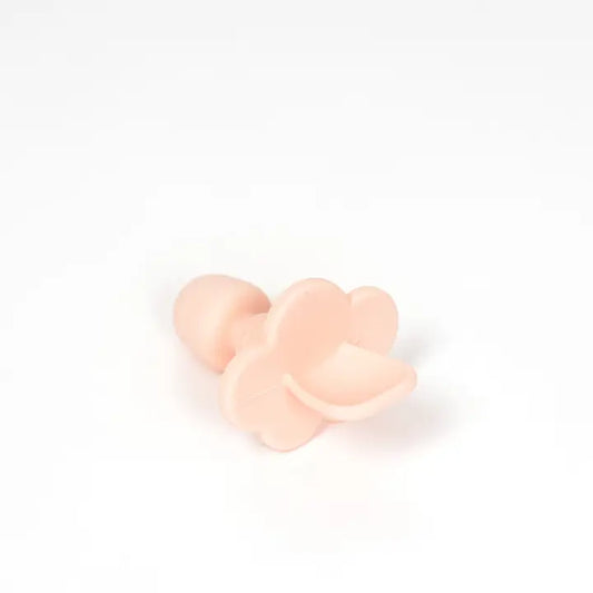 blush silicone infant training spoon