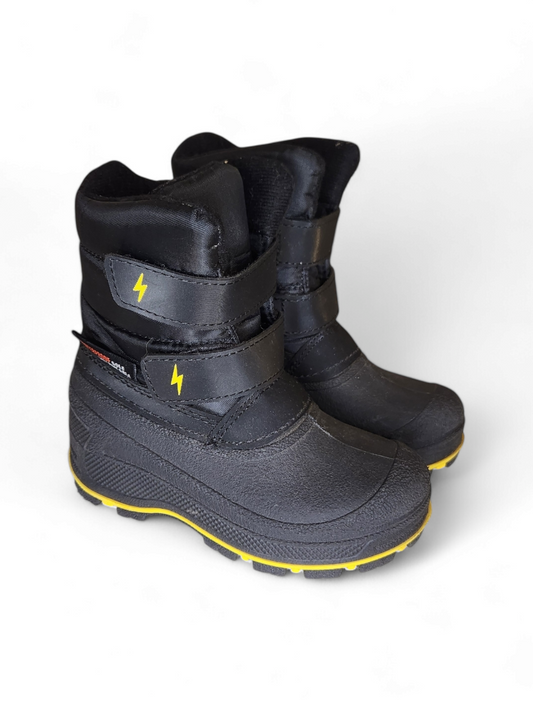 Black toddler size 7 winter boots
